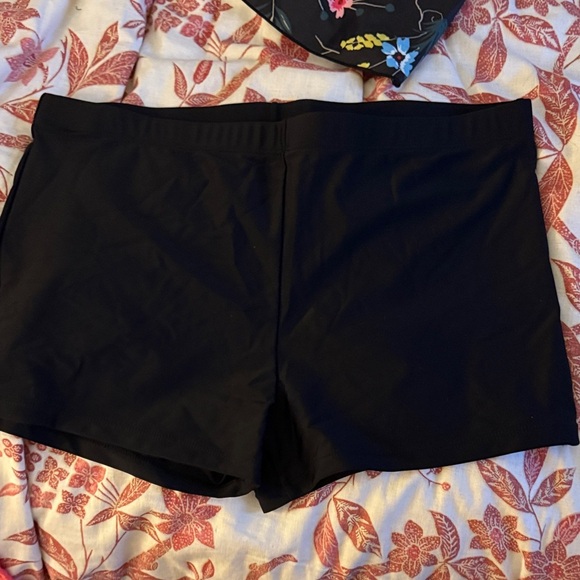 Amazon Women's Floral Swim Camisole - Black Multicolor - Picture 4 of 4